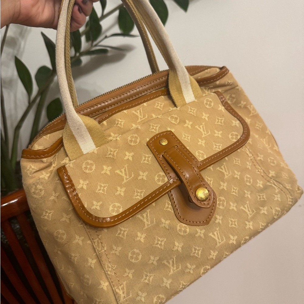 Louis Vuitton Beige Monogram Satchel